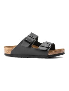 BIRKENSTOCK - Sandalo Arizona Kids Birko-Flor Nubuck - Colore: Nero,Taglia: 27