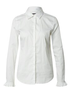 s maxmara Camicia Bianca In Cotone Manica Lunga Bianca