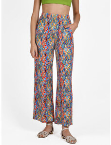 Monki Pantaloni ampi con stampa di ciliegie e coulisse in vita