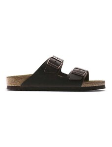 Birkenstock infradito in pelle Arizona donna colore marrone 52533