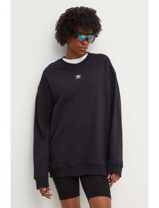adidas Originals felpa in cotone donna colore nero IY9630