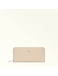 Furla Camelia Zip Around Ballerina I Rosa Pelle Stampata Donna