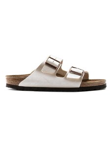 Birkenstock ciabatte slide Arizona donna colore beige 1009921