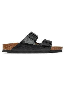 BIRKENSTOCK - Sandalo Arizona BS Shiny Lizard - Colore: Nero,Taglia: 37