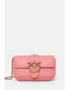Pinko borsa a mano in pelle colore rosa