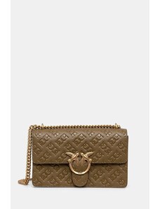 Pinko borsa a mano in pelle colore verde 100941 A1YB