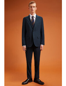 Doppelganger Abito monopetto finestrato e pantalone con risvolto