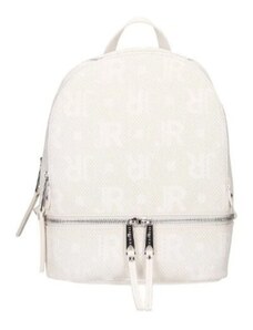 Zaino Donna Elegante In PU Pelle - Borse A Tracolla Antifurto, Convertibile, Design Moderno, Colore Bianco Perla