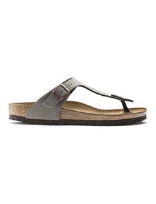 Birkenstock Gizeh Birko-Flor nubuk Stone 43391