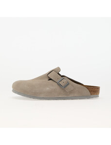 Birkenstock Boston Suede Leather Stone Coin
