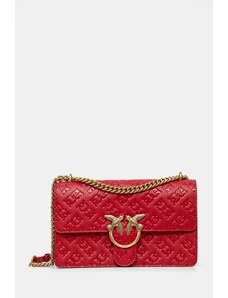 Pinko borsa a mano in pelle colore rosso 100941 A1YB