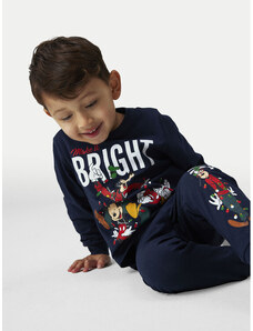 Sanetta Pigiama Corto Bambini E Ragazzi, 100% Cotone, Manica Corta, Lavabile In Lavatrice