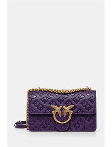 Pinko borsa a mano in pelle colore violetto 100074 A1YB