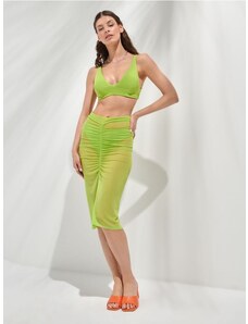 Laughhe Copricostume Donna Copri Costume Da Spiaggia Donna Sexy Bikini Cover Upcopricostume Scollo A V Manica Lunga Verde 119096116