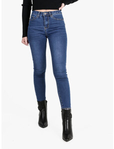 Leggings da donna in tinta unita, lunghezza 3/4, con bordo in pizzo Leggings da donna in tinta unita, lunghezza 3/4, con bordo in pizzo