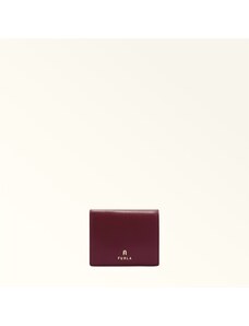 Furla Camelia Portafoglio Compatto S Ribes G Rosso Pelle Stampata Donna
