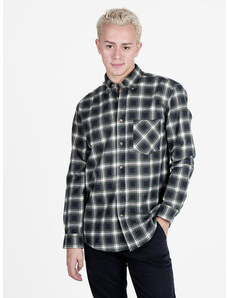 TOM TAILOR Camicia Uomo Maniche Corte - Casual Sostenibile, Vestibilità Comfort