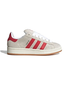 adidas campus 00s crystal white better scarlet (women's)