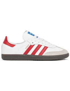 adidas samba og white better scarlet