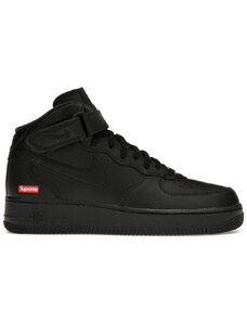 nike air force 1 mid supreme black