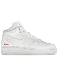 nike air force 1 mid supreme white