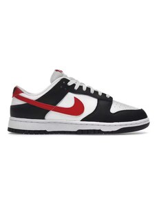 nike dunk low retro red swoosh panda
