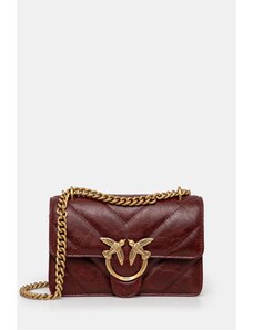 Pinko borsa a mano in pelle colore granata 100074 A1UR