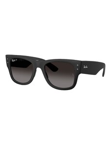 Ray - Ban Unisex RB4840S 601ST3 Occhiali da sole Peek Nero Grigio Squadrata Polarizzata