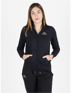 Kappa Felpa Invernale Da Donna Full Zip Sportive Grigio Taglia Xxl