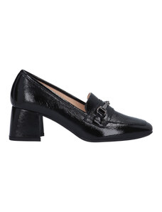 Mocassini Donna Nero Giardini Con Tacco 8 Cm - In Pelle Scamosciata Beige, Taglia 35, Made In Italy
