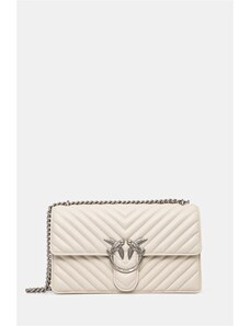 Pinko borsa a mano in pelle colore rosa 100941 A0GK