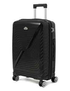 Trolley grande nero in ABS Romeo Gigli