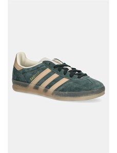 adidas Originals sneakers in camoscio Gazelle Indoor colore verde JH5402