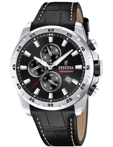 Festina Orologio Uomo Cronografo in Acciaio Nero F20443/1 - L'Orologiaio