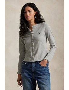 Polo Ralph Lauren camicia a maniche lunghe donna colore nero 211941175