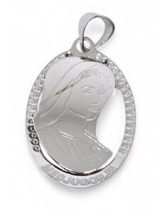 Ciondolo grande in vero argento sterling 925 con Allah