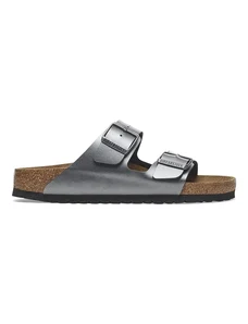 Birkenstock ciabatte slide Arizona Metallic donna colore nero 1029224