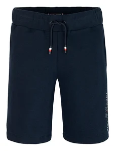 Tommy Hilfiger shorts di lana bambino/a colore blu navy KB0KB09667