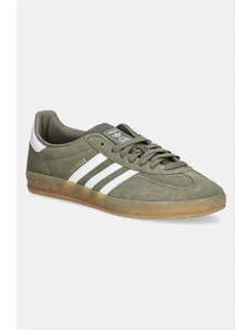 adidas Originals sneakers in camoscio Gazelle Indoor colore verde JQ0174