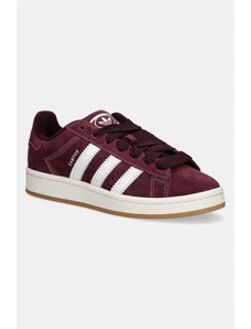 adidas Originals sneakers in camoscio Campus 00s donna colore granata JS2761