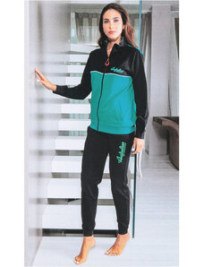 Tuta Sportiva Donna Invernale 2 Pezzi - Felpa Con Cappuccio E Pantaloni, Elegante, Morbida, Per Palestra - Foto 5