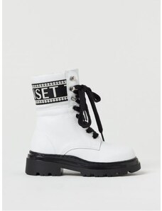 TWINSET ANFIBIO IN PELLE CON LACCI female STIVALI