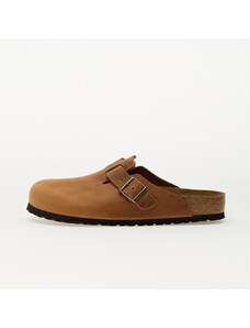 Birkenstock Boston Natural Leather Oiled Cognac