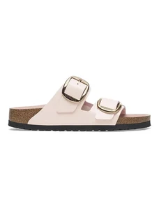 Birkenstock infradito in pelle Arizona Big Buckle donna colore rosa 1029392