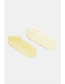 Calvin Klein Jeans calzini pacco da 2 donna colore giallo 701232667