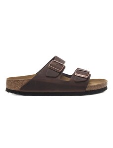 Birkenstock sandali da uomo arizona in vera pelle oliata habana