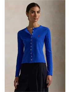 Polo Ralph Lauren camicia a maniche lunghe donna colore nero 211941175