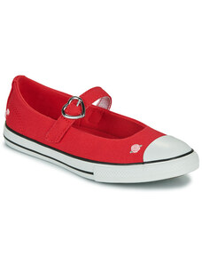 Converse Ctas Dainty Mary Jane Low unisex Scarpe Rosso Tela
