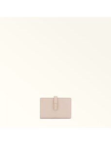 Furla Flow Portafoglio Compatto M Azalea Rosa Pelle Di Vitello Claris Lux Donna