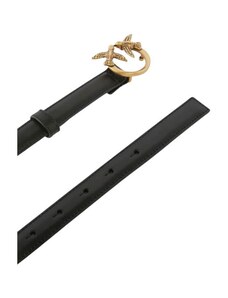 Cintura In Vera Pelle Unisex StyleBREAKER - Fibbia In Rilievo, Larghezza 3.7cm, Accorciabile, Design Elegante E Minimal